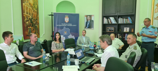 Начелник Горан Нонковић одржао састанак са представницима Министарства одбране
